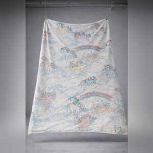 Vintage My Little Pony Duvet Cover • Pastel Clouds • 80s Cartoon Bedding